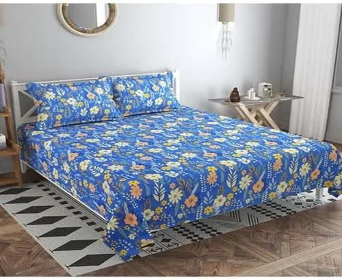 ست ملحفه کینگ سایز پنبه گلاسه ممتاز BSB HOME Kingston – ملحفه فوقالعاده نرم با تراکم بافت 180 به همراه 2 روبالشتی کینگ سایز هماهنگ – شیک، بادوام و تنفسپذیر (275 X 275 سانتیمتر، 50 X 75 سانتیمتر). ست ملحفه کینگ سایز پنبه گلاسه ممتاز BSB HOME Kingston – ملحفه فوقالعاده نرم با تراکم بافت 180 به همراه 2 روبالشتی کینگ سایز هماهنگ – شیک، بادوام و تنفسپذیر (275 X 275 سانتیمتر، 50 X 75 سانتیمتر).