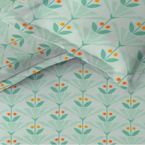 ست ملحفه کش‌دار کینگ سایز از جنس پنبه گلاسه ممتاز BSB HOME با تراکم بافت 180 و 2 روبالشتی هماهنگ، نرم، قابل تنفس، مقاوم در برابر چروک، مناسب برای تمام فصول، با ابعاد 183x198x25 سانتی‌متر.