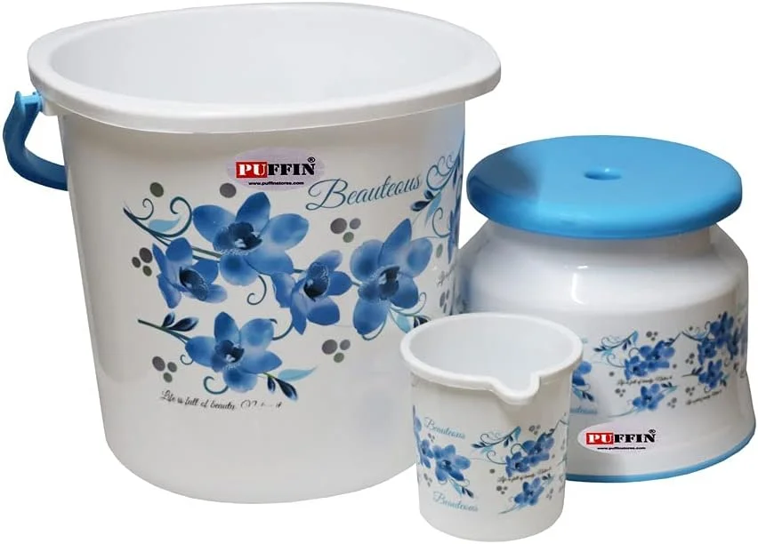 ست ۳ تکه سطل حمام پافین مدل مربع شامل سطل ۲۵ لیتری + لیوان ۱.۵ لیتری + چهارپایه ست ۳ تکه سطل حمام پافین مدل مربع شامل سطل ۲۵ لیتری + لیوان ۱.۵ لیتری + چهارپایه