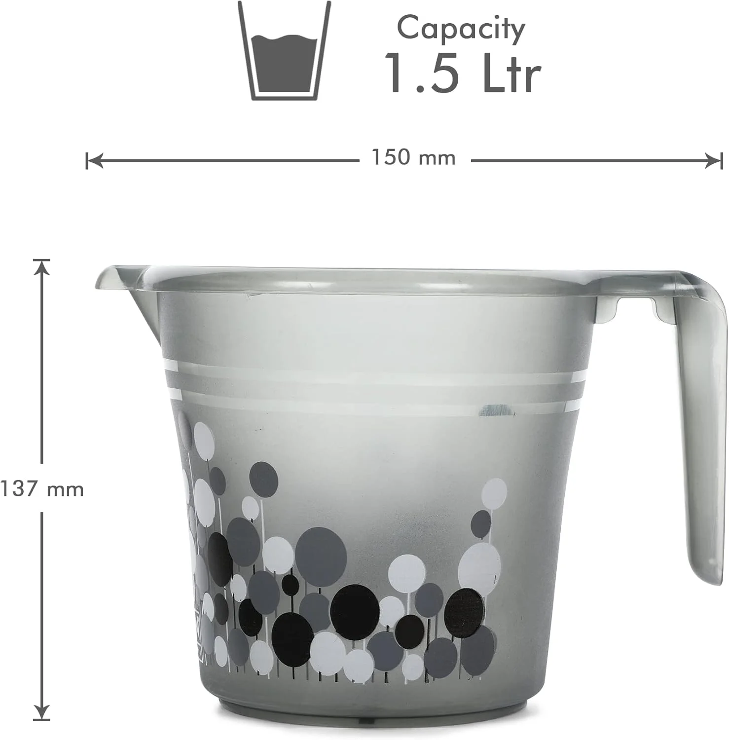 ست پلاستیکی حمام 5 تکه مناسب منزل، هتل، خوابگاه با طرح حباب، دودی (سطل 20 لیتری X 2 / لیوان 1.5 لیتری X 2 / چهارپایه نوا پاتلا 107 X 1) ست پلاستیکی حمام 5 تکه مناسب منزل، هتل، خوابگاه با طرح حباب، دودی (سطل 20 لیتری X 2 / لیوان 1.5 لیتری X 2 / چهارپایه نوا پاتلا 107 X 1)