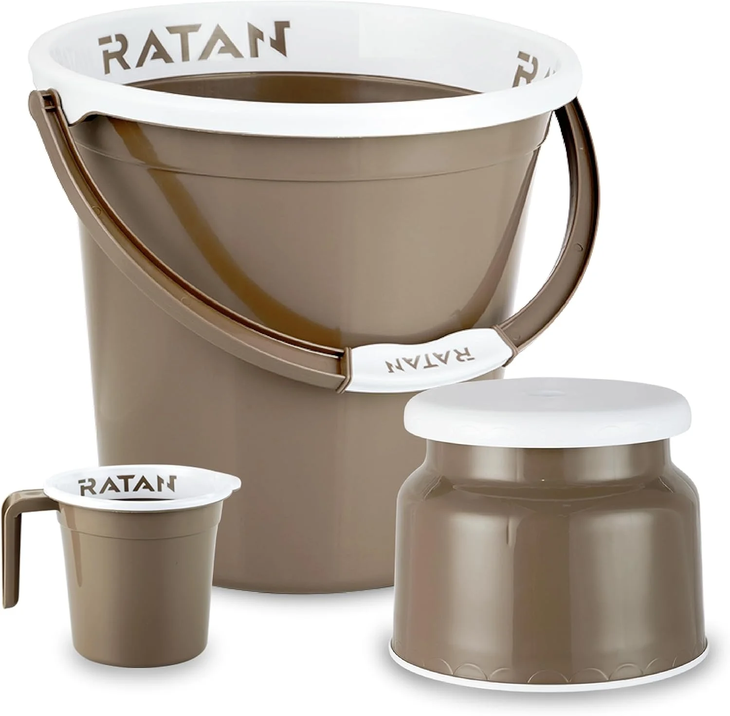 ست پلاستیکی حمام راتان پلاستیک ور شامل سطل 20 لیتری گلوریا پلین + چهارپایه نوا مدل 107 + لیوان حمام گلوریا پلین 1.5 لیتری، رنگ قهوه ای روشن ست پلاستیکی حمام راتان پلاستیک ور شامل سطل 20 لیتری گلوریا پلین + چهارپایه نوا مدل 107 + لیوان حمام گلوریا پلین 1.5 لیتری، رنگ قهوه ای روشن