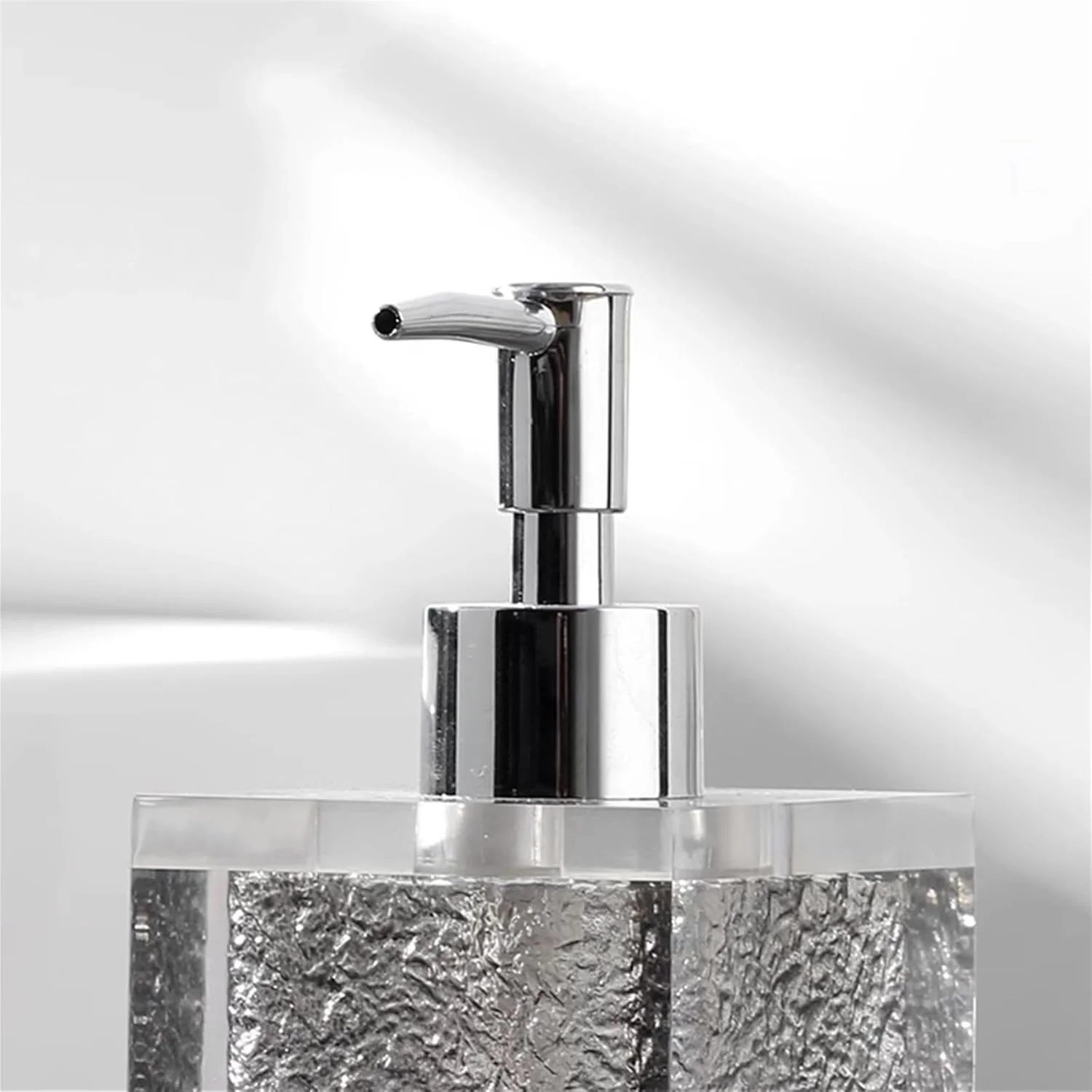 پمپ مایع دستشویی 3 تکه رزینی، ست لوازم جانبی حمام، شامل پمپ مایع دستشویی (مشکی)