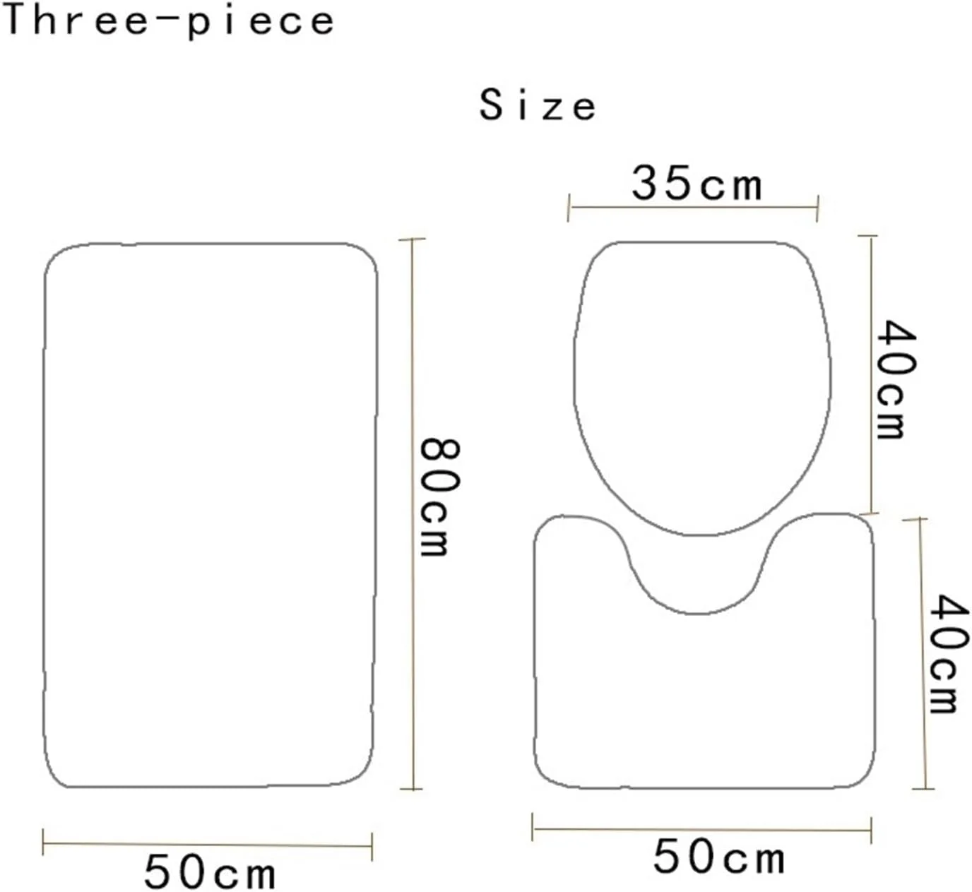 ست پادری حمام، توالت، وان، طرح نوردیک، پادری پرزدار نرم، ست سه تکه، فرش مو بلند ضد لغزش