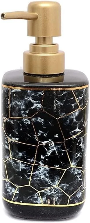 ست سرامیکی ۴ تکه لوازم بهداشتی Skywalk - شامل جا مایع صابون، لیوان، جا صابونی، جا مسواکی برای دکوراسیون حمام و هدیه منزل