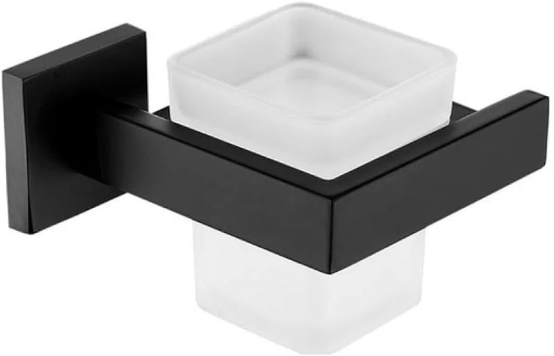 ست لوازم جانبی حمام استیل 304 مشکی شامل جا حوله ای، جا دستمال توالت، جا مایع صابون، میله حوله و آویز لباس، لوازم جانبی مدرن توالت (جا مسواکی)