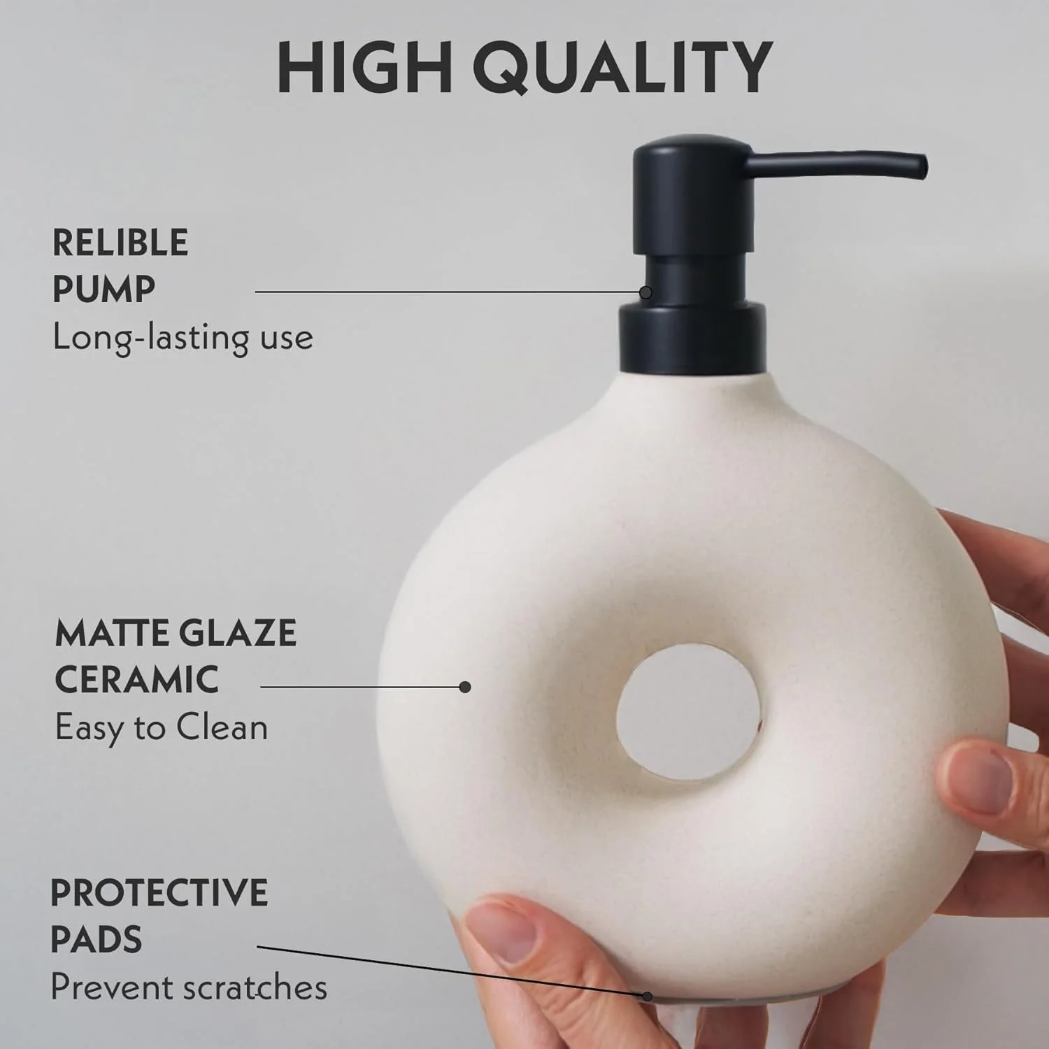 ست لوازم جانبی سرامیکی حمام Terramoza، ۵ تکه - شامل جا مایع صابون، لیوان مسواک، جا مسواکی، جا صابونی و جا شمعی - بژ، لعاب مات - دکوراسیون زیبای حمام ست لوازم جانبی سرامیکی حمام Terramoza، ۵ تکه - شامل جا مایع صابون، لیوان مسواک، جا مسواکی، جا صابونی و جا شمعی - بژ، لعاب مات - دکوراسیون زیبای حمام