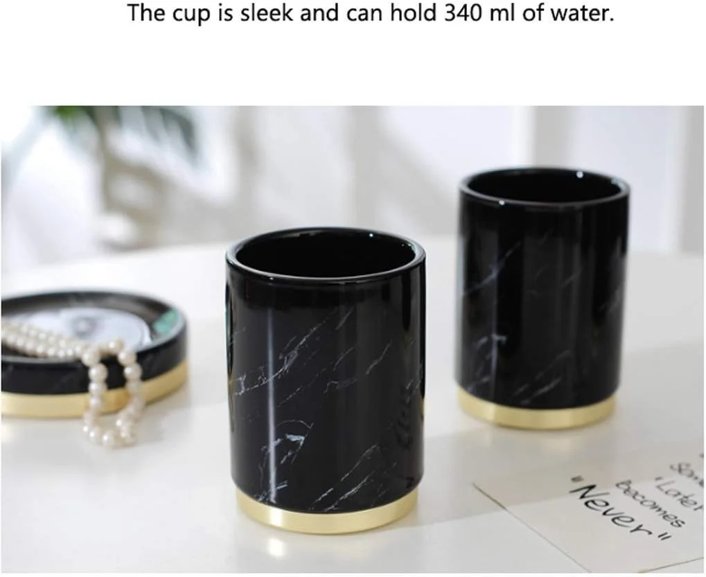 ست لوازم جانبی حمام، 5 تکه ست حمام، ست صابون طرح سنگ مرمر، جا مسواکی، جا صابونی، جا مایع صابون، قفسه خمیر دندان (رنگ: سفید) ست لوازم جانبی حمام، 5 تکه ست حمام، ست صابون طرح سنگ مرمر، جا مسواکی، جا صابونی، جا مایع صابون، قفسه خمیر دندان (رنگ: سفید)