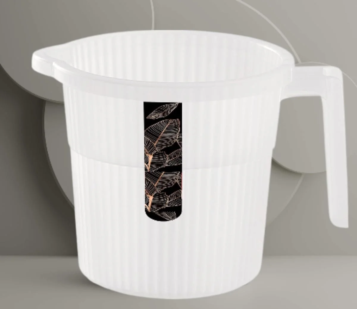 ست پلاستیکی حمام TeDeMel مدل نیو-تن 3 تکه، سطل 20 لیتری، چهارپایه/صندلی، لیوان 1 لیتری، سطل برای حمام، ست ترکیبی نظافت حمام (نیو-تن 3 سفید)