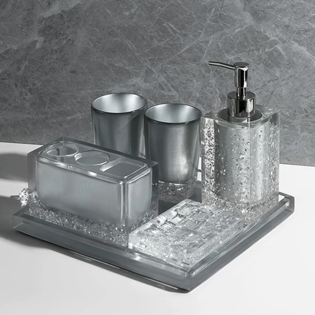 ست لوازم بهداشتی، لوازم حمام، فنجان مسواک، بطری لوسیون، جای صابون، لوازم جانبی حمام منزل ست لوازم بهداشتی، لوازم حمام، فنجان مسواک، بطری لوسیون، جای صابون، لوازم جانبی حمام منزل