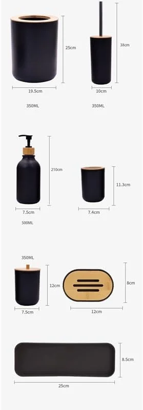 ست لوازم بهداشتی، کیت ترکیبی حمام، فنجان مسواک، بطری ضدعفونی کننده دست، لوازم جانبی، خاکستری روشن D ست لوازم بهداشتی، کیت ترکیبی حمام، فنجان مسواک، بطری ضدعفونی کننده دست، لوازم جانبی، خاکستری روشن D