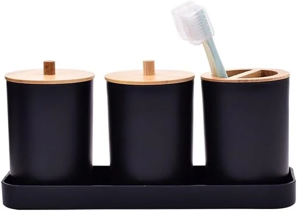 ست لوازم بهداشتی، کیت ترکیبی حمام، فنجان دهانشویه، بطری ضدعفونی کننده دست، لوازم، خاکستری روشن D ست لوازم بهداشتی، کیت ترکیبی حمام، فنجان دهانشویه، بطری ضدعفونی کننده دست، لوازم، خاکستری روشن D