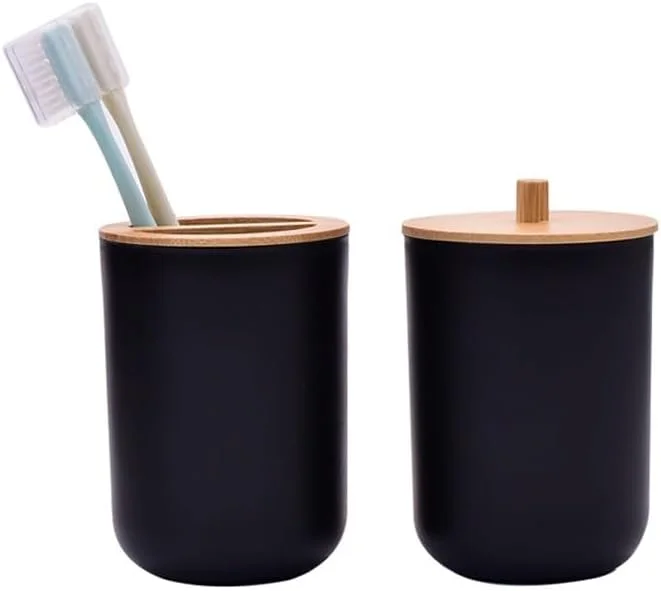 ست لوازم بهداشتی، کیت ترکیبی حمام، فنجان مسواک، بطری ضدعفونی کننده دست، لوازم، خاکستری روشن مدل D ست لوازم بهداشتی، کیت ترکیبی حمام، فنجان مسواک، بطری ضدعفونی کننده دست، لوازم، خاکستری روشن مدل D