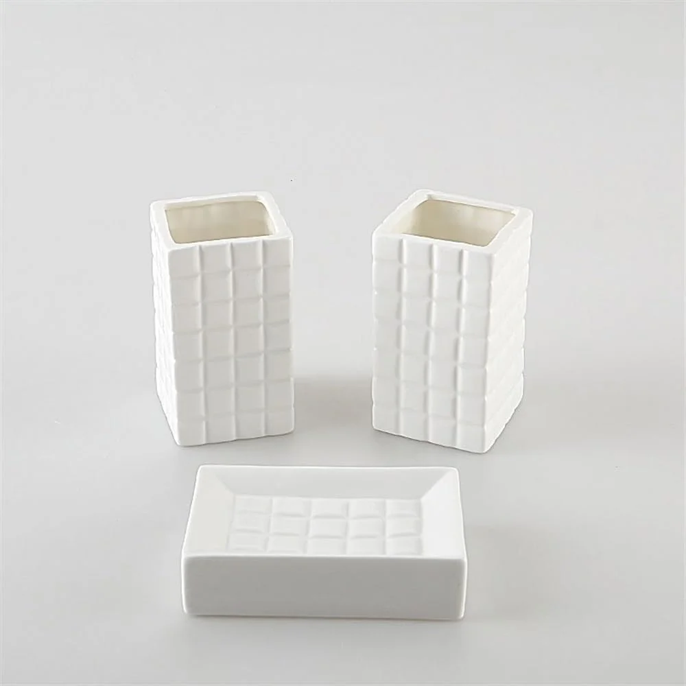 جا صابونی سرامیکی لوکس، جا مسواکی سبک وزن، ست پنج تکه تزئینی حمام، پخش کننده صابون شستشو جا صابونی سرامیکی لوکس، جا مسواکی سبک وزن، ست پنج تکه تزئینی حمام، پخش کننده صابون شستشو