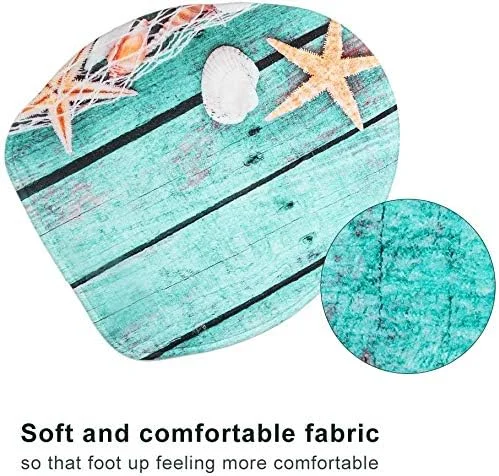 ست 3 تکه پادری حمام، نرم و بدون لغزش مناسب آشپزخانه، دوش و توالت شامل پادری مستطیلی، پادری U شکل و روکش درب توالت (طرح ستاره دریایی) ست 3 تکه پادری حمام، نرم و بدون لغزش مناسب آشپزخانه، دوش و توالت شامل پادری مستطیلی، پادری U شکل و روکش درب توالت (طرح ستاره دریایی)