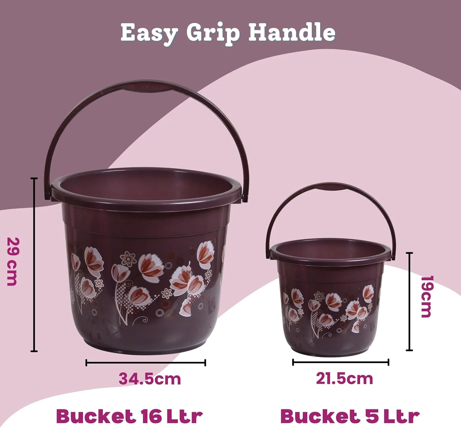 سطل پلاستیکی بزرگ 16 لیتری، سطل 5 لیتری، پاتلا، لگن عمیق، سطل زباله، لیوان 1.5 لیتری، لیوان 1 لیتری، جا صابونی، خاک انداز، جا مسواکی ست حمام (شکلاتی) - 10 تکه سطل پلاستیکی بزرگ 16 لیتری، سطل 5 لیتری، پاتلا، لگن عمیق، سطل زباله، لیوان 1.5 لیتری، لیوان 1 لیتری، جا صابونی، خاک انداز، جا مسواکی ست حمام (شکلاتی) - 10 تکه