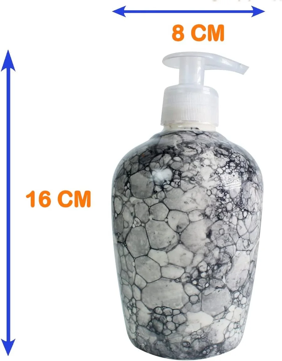 ست سرامیکی ۳ تکه لوازم جانبی حمام U & U Unique Utilities برای سینک روشویی منزل، شامل جای مایع دستشویی، جا مسواکی و جای صابون ست سرامیکی ۳ تکه لوازم جانبی حمام U & U Unique Utilities برای سینک روشویی منزل، شامل جای مایع دستشویی، جا مسواکی و جای صابون