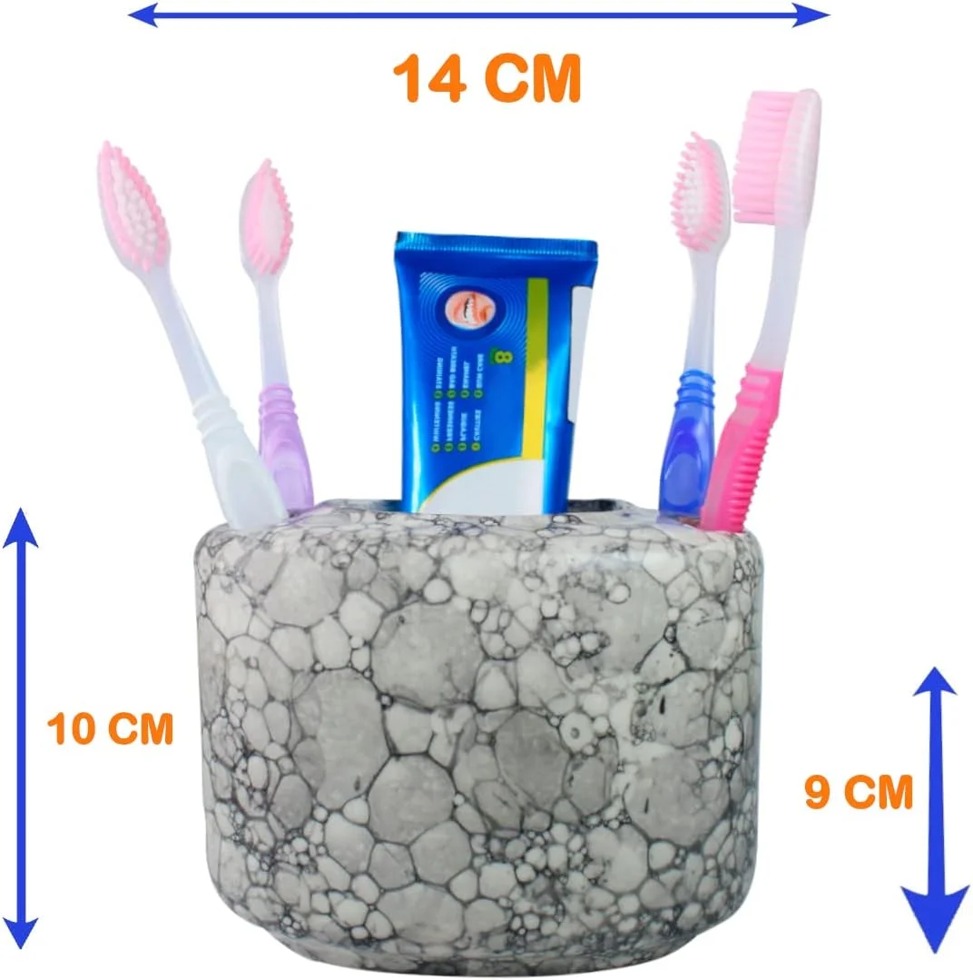 ست سرامیکی ۳ تکه لوازم جانبی حمام U & U Unique Utilities برای سینک روشویی منزل، شامل جای مایع دستشویی، جا مسواکی و جای صابون ست سرامیکی ۳ تکه لوازم جانبی حمام U & U Unique Utilities برای سینک روشویی منزل، شامل جای مایع دستشویی، جا مسواکی و جای صابون