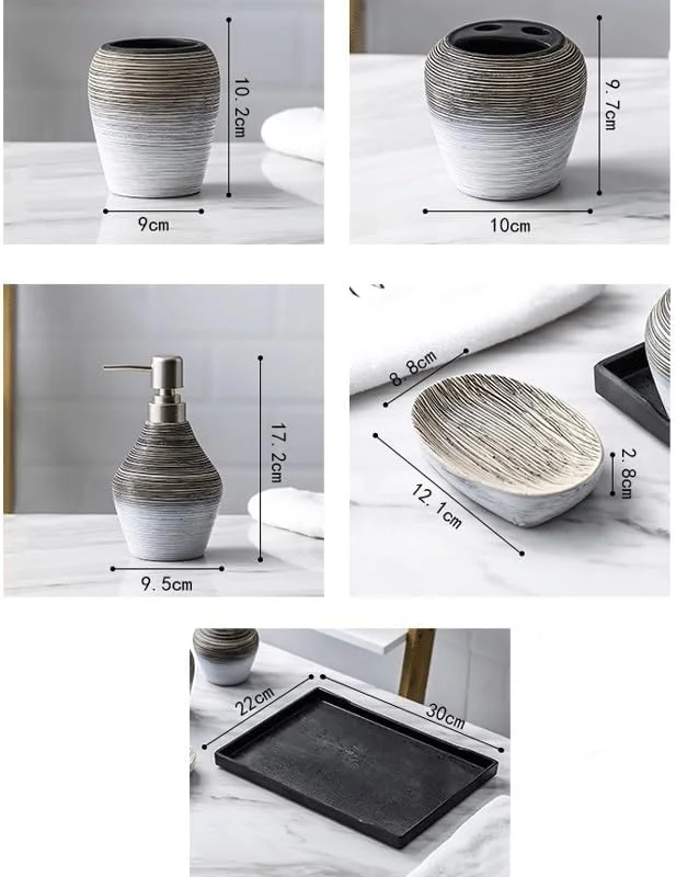 ست لوازم بهداشتی حمام طرح قدیمی، سرامیکی دست ساز، ست پنج تکه لوازم حمام ست لوازم بهداشتی حمام طرح قدیمی، سرامیکی دست ساز، ست پنج تکه لوازم حمام