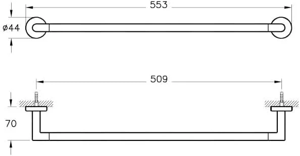 ست لوازم جانبی حمام ویترا مدل Minimax سه تکه - کروم ست لوازم جانبی حمام ویترا مدل Minimax سه تکه - کروم