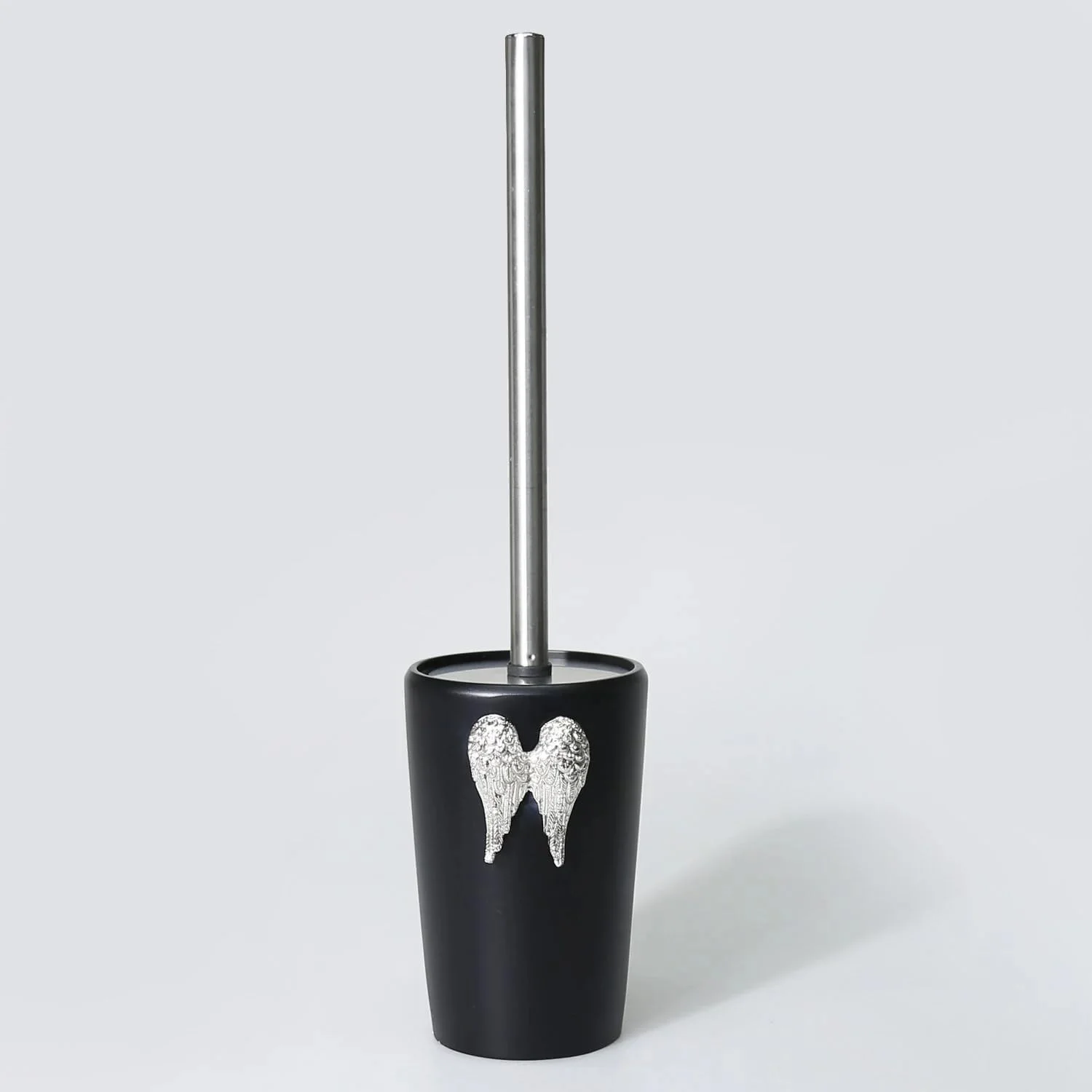 ست لوازم حمام 5 تکه مدل Wings در رنگ های مشکی و نقره ای ست لوازم حمام 5 تکه مدل Wings در رنگ های مشکی و نقره ای