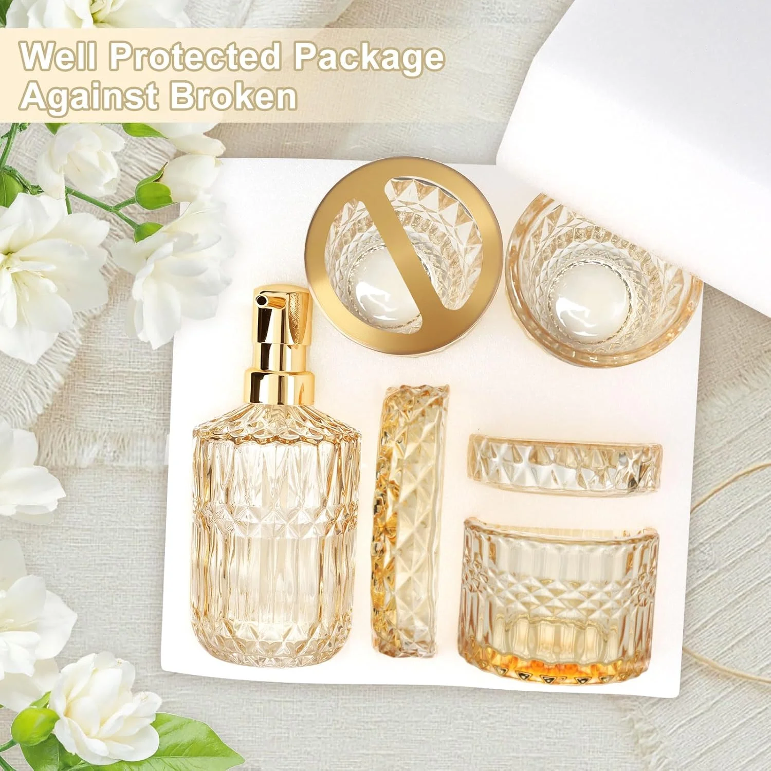 ست ۵ تکه لوازم جانبی حمام