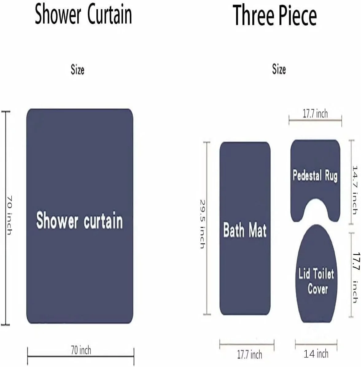 ست پرده حمام ۴ تکه قرمز و مشکی شامل فرش های ضد لغزش، پادری حمام، روکش توالت فرنگی، پادری U شکل، پرده حمام گرادیانی با ۱۲ عدد قلاب، ست حمام مشکی و قرمز