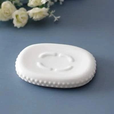 ست لوازم جانبی حمام YQBUER، ست شستشوی لوازم جانبی حمام، برس تمیز کننده، جا صابونی، برس توالت سرامیکی طرح گلف، لیوان شستشو، جا صابونی مناسب برای حمام هتل