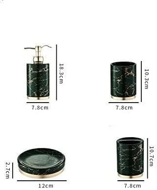 ست لوازم جانبی حمام خانگی YQBUER، سرامیکی، ایده آل برای هدیه، دکور حمام، سازمان دهنده ذخیره سازی، مناسب برای حمام هتل