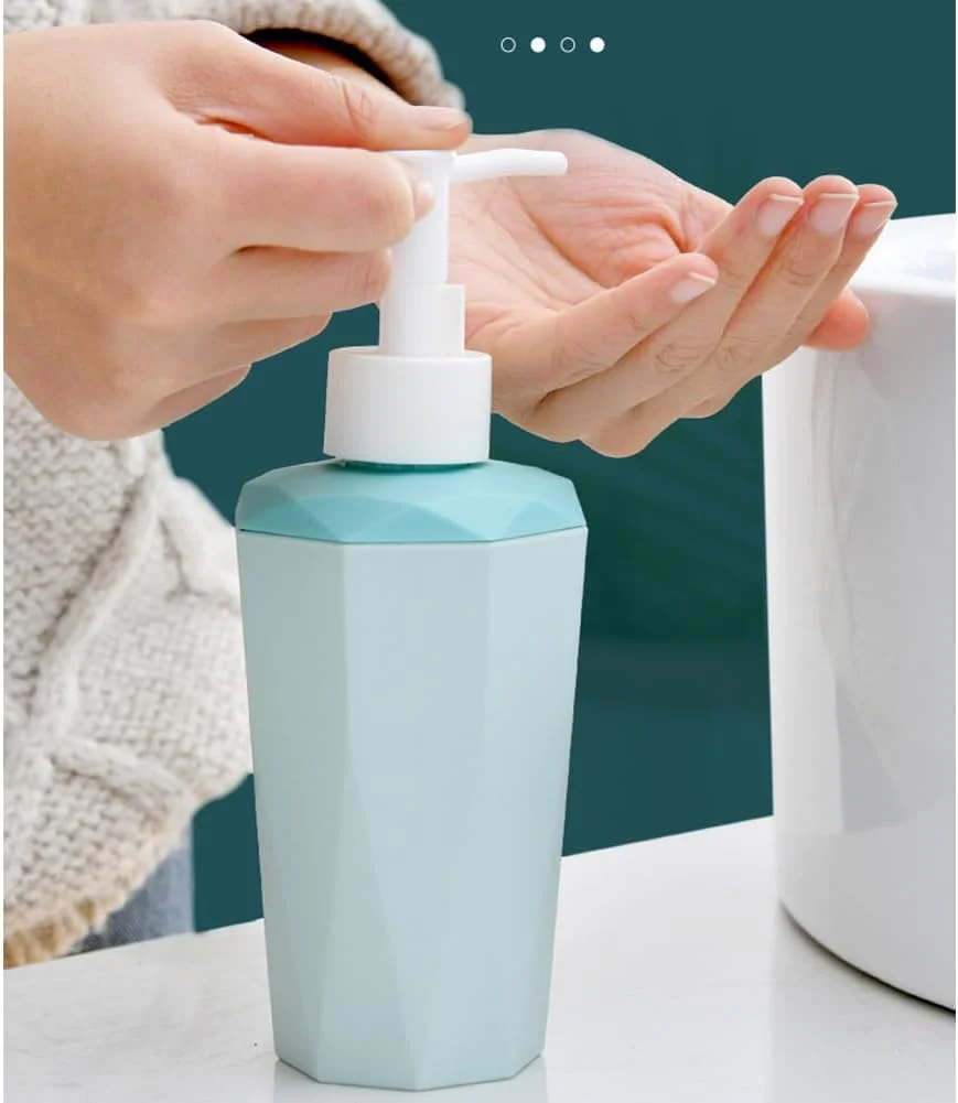 ست لوازم جانبی پلاستیکی حمام یورانهو، ست لوازم جانبی حمام، ست 4 تکه حمام - جا مایع لوسیون، جا مسواکی، لیوان، جا صابونی