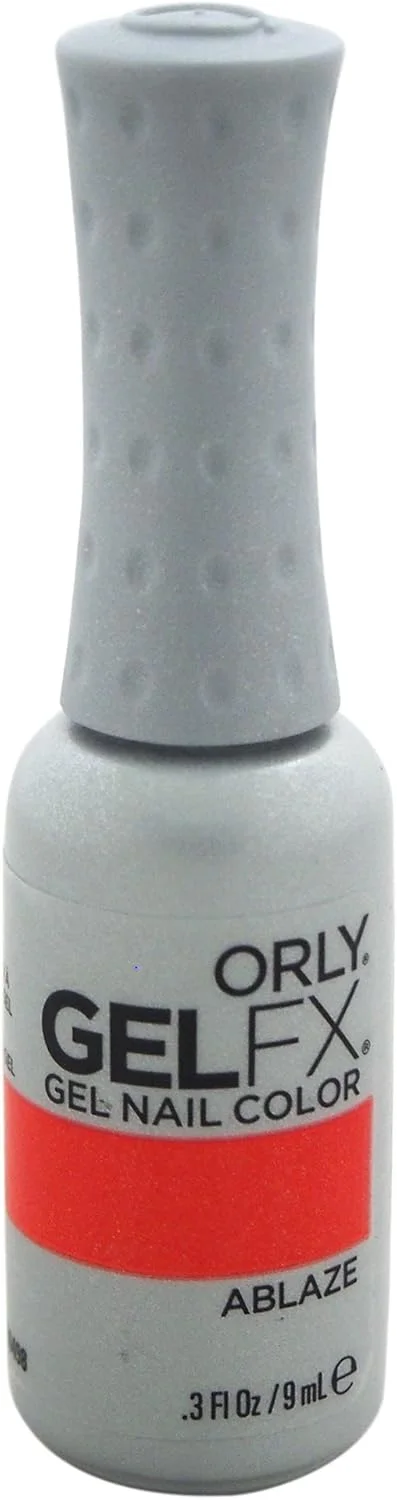 لاک ژل ناخن اورلی Gel Fx مدل 30498 Ablaze مناسب بانوان - 9 میل - نارنجی
