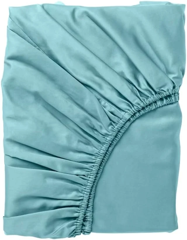 ملحفه کش‌دار کینگ (سبز دریایی) Orchard Exclusive (تکه‌ای) بافته‌شده از پرکال پنبه‌ای، نرم و لوکس، ملحفه تخت خواب با کیفیت هتل - 180