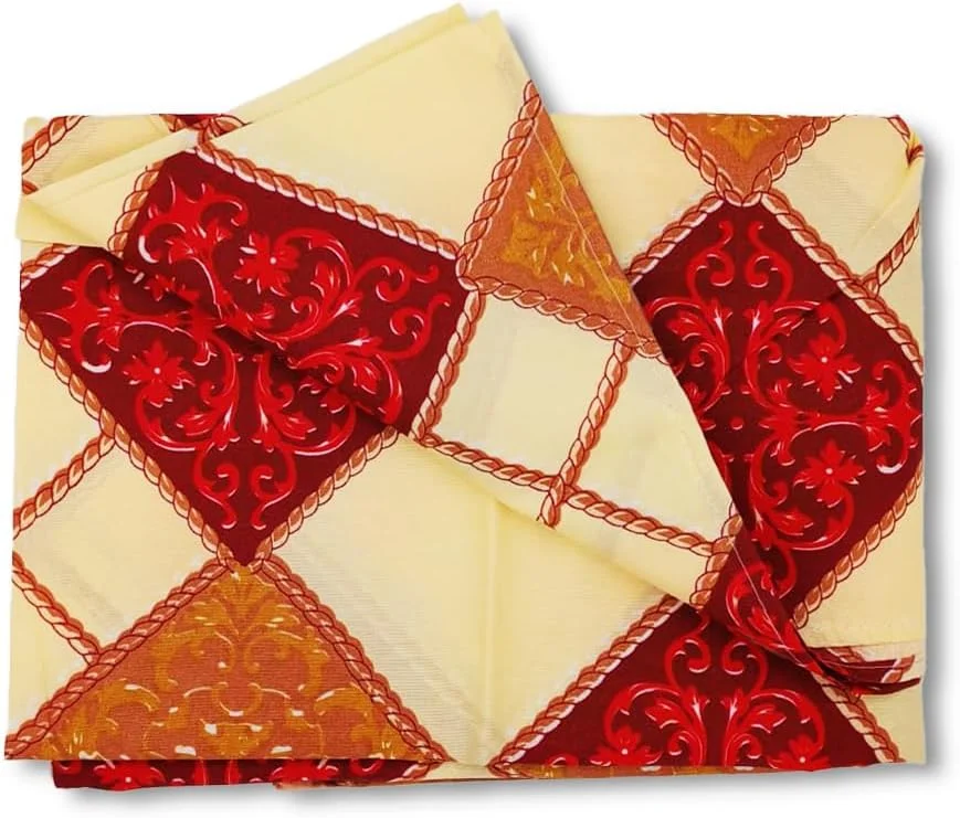 ملحفه تک نفره طرح چاپی طرح باغ میوه BYFT با طرح تکه دوزی جیپوری و یک روبالشی 150 x 230 سانتی متر میکروفایبر