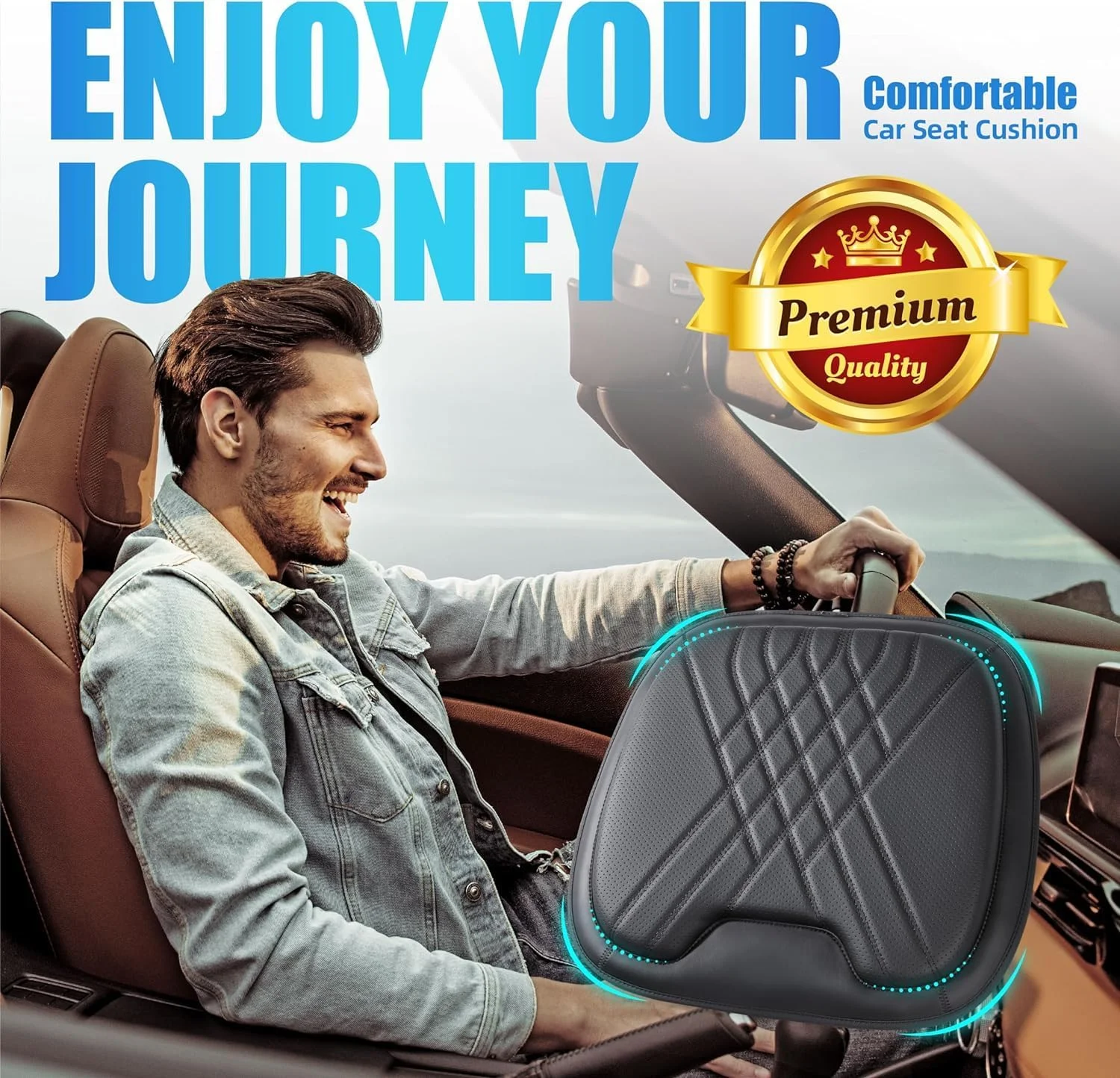 بالشتک صندلی خودرو NALACAL، بالشتک های صندلی خودرو با کیفیت عالی برای رانندگی، بالشتک صندلی خودرو، بالشتک های فوم حافظه دار گوه ای با کیفیت عالی برای رانندگی، پد صندلی مناسب برای 95% وسایل نقلیه، دفتر، چرم و مشکی بالشتک صندلی خودرو NALACAL، بالشتک های صندلی خودرو با کیفیت عالی برای رانندگی، بالشتک صندلی خودرو، بالشتک های فوم حافظه دار گوه ای با کیفیت عالی برای رانندگی، پد صندلی مناسب برای 95% وسایل نقلیه، دفتر، چرم و مشکی