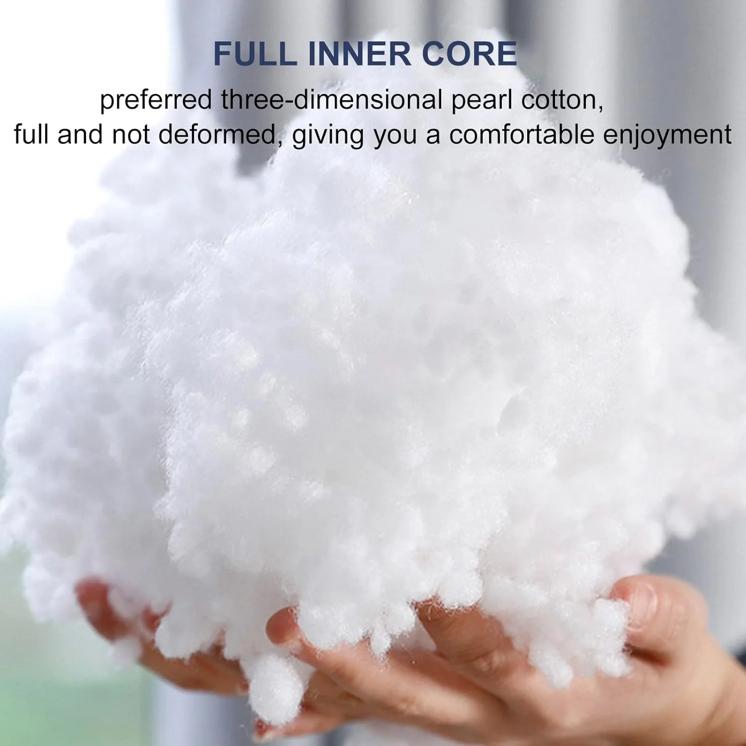 بالشتک صندلی پشتی بلند مناسب صندلی های فضای باز و داخل خانه، نرم و ضخیم، مناسب صندلی های غذاخوری با بند، خاکستری