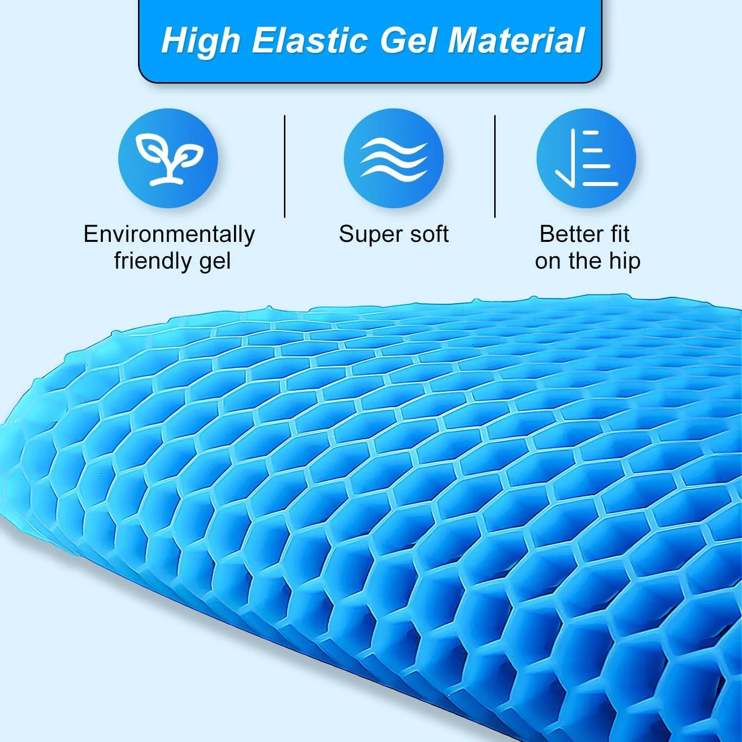 بالشتک نرم نشیمن NALACAL، بالشتک ژله ای صندلی برای تسکین فشار ناشی از نشستن، بالشتک لانه زنبوری خنک، برای تسکین درد دنبالچه و سیاتیک، برای نشستن طولانی مدت در خانه، محل کار و ماشین بالشتک نرم نشیمن NALACAL، بالشتک ژله ای صندلی برای تسکین فشار ناشی از نشستن، بالشتک لانه زنبوری خنک، برای تسکین درد دنبالچه و سیاتیک، برای نشستن طولانی مدت در خانه، محل کار و ماشین