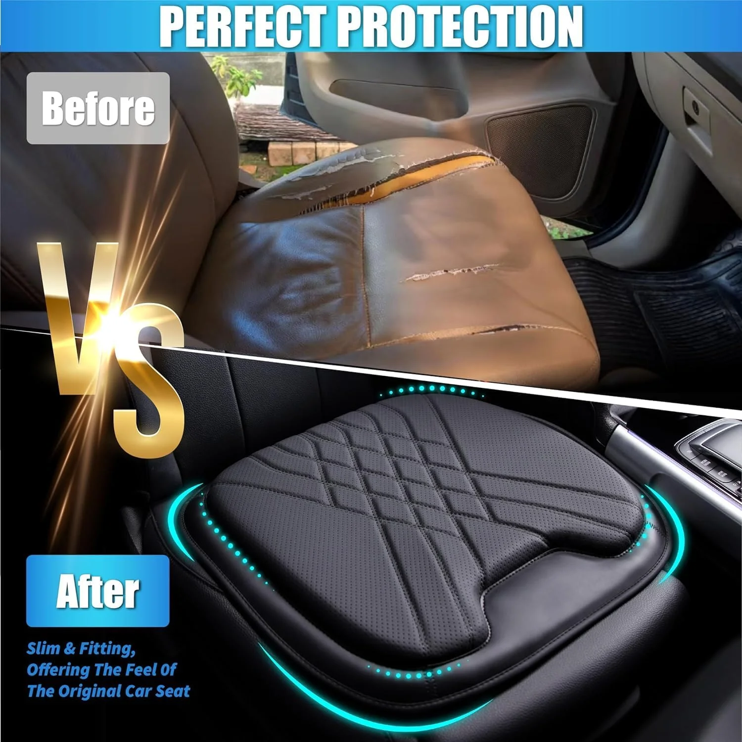 بالشتک صندلی خودرو NALACAL، بالشتک های صندلی خودرو با کیفیت عالی برای رانندگی، بالشتک صندلی خودرو، بالشتک های فوم حافظه دار گوه ای با کیفیت عالی برای رانندگی، پد صندلی مناسب برای 95% وسایل نقلیه، دفتر، چرم و مشکی بالشتک صندلی خودرو NALACAL، بالشتک های صندلی خودرو با کیفیت عالی برای رانندگی، بالشتک صندلی خودرو، بالشتک های فوم حافظه دار گوه ای با کیفیت عالی برای رانندگی، پد صندلی مناسب برای 95% وسایل نقلیه، دفتر، چرم و مشکی