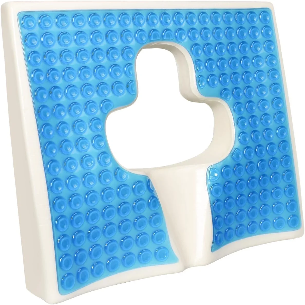 بالشتک ضد زخم بستر، فوم حافظه دار و بالشتک ژله ای صندلی با دهانه T شکل، طراحی شیب مثلثی برای تسکین درد دنبالچه و سیاتیک، ضد لغزش، برای استفاده در ویلچر، دفتر و منزل بالشتک ضد زخم بستر، فوم حافظه دار و بالشتک ژله ای صندلی با دهانه T شکل، طراحی شیب مثلثی برای تسکین درد دنبالچه و سیاتیک، ضد لغزش، برای استفاده در ویلچر، دفتر و منزل