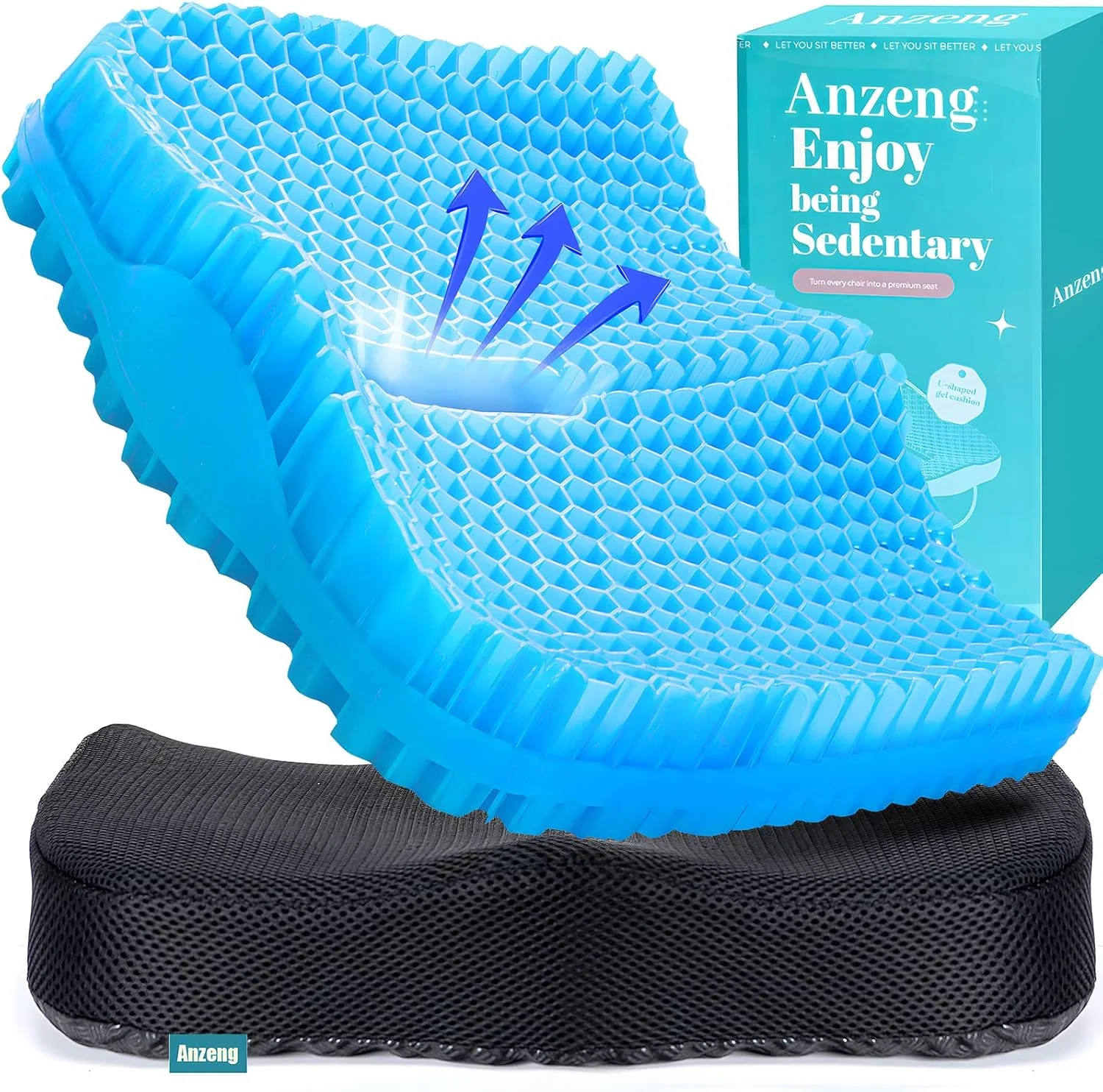 بالشتک صندلی ژلهای ضخیم آنزنگ، بالشتک صندلی ژلهای سه بعدی بزرگ برای صندلی اداری، بالشتک تخم مرغی برای تسکین درد دنبالچه و سیاتیک، بالشتک صندلی برای ماشین، صندلی اداری، بالشتک ویلچر، بالشتک نشیمنگاه صندلی اداری بالشتک صندلی ژلهای ضخیم آنزنگ، بالشتک صندلی ژلهای سه بعدی بزرگ برای صندلی اداری، بالشتک تخم مرغی برای تسکین درد دنبالچه و سیاتیک، بالشتک صندلی برای ماشین، صندلی اداری، بالشتک ویلچر، بالشتک نشیمنگاه صندلی اداری