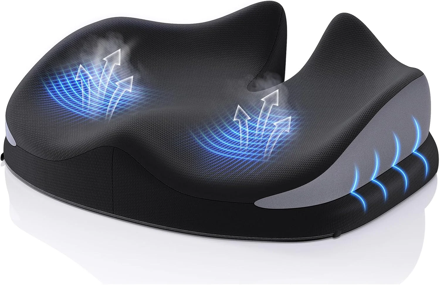 بالشتک صندلی بزرگ Benazcap فوم حافظه دار برای صندلی اداری، تسکین درد دنبالچه و استخوان خاجی، بالشتک پشتیبانی کمر، پد صندلی ضد لغزش برای میز اداری، صندلی ماشین، ویلچر، سیاتیک بالشتک صندلی بزرگ Benazcap فوم حافظه دار برای صندلی اداری، تسکین درد دنبالچه و استخوان خاجی، بالشتک پشتیبانی کمر، پد صندلی ضد لغزش برای میز اداری، صندلی ماشین، ویلچر، سیاتیک