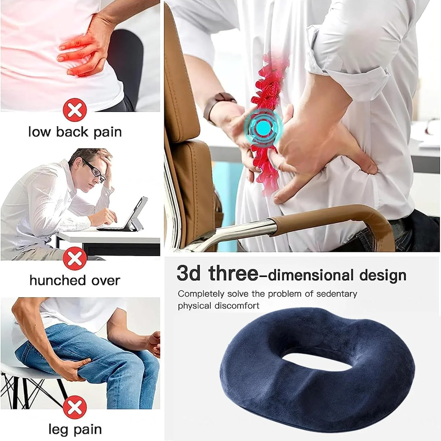 بالشتک نشیمن طبی BIGTHREE برای دنبالچه، بالشتک باسن مردانه، پد باسن مموری فوم، رفع خستگی عضلات و تسکین درد، مناسب برای نشستن طولانی مدت در خانه یا محل کار آقایان. بالشتک نشیمن طبی BIGTHREE برای دنبالچه، بالشتک باسن مردانه، پد باسن مموری فوم، رفع خستگی عضلات و تسکین درد، مناسب برای نشستن طولانی مدت در خانه یا محل کار آقایان.