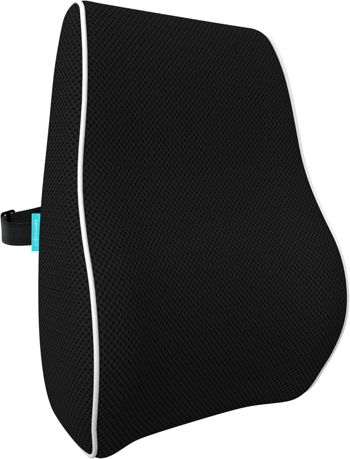 بالشتک طبی کمری bonmedico - کوسن پشتی با فوم حافظهدار، بالشتک اصلاح کننده وضعیت بدن برای پشتیبانی از کمر و تسکین درد کمر، پشتیبانی کمری ارگونومیک برای صندلی ماشین، صندلی اداری، مشکی، استاندارد بالشتک طبی کمری bonmedico - کوسن پشتی با فوم حافظهدار، بالشتک اصلاح کننده وضعیت بدن برای پشتیبانی از کمر و تسکین درد کمر، پشتیبانی کمری ارگونومیک برای صندلی ماشین، صندلی اداری، مشکی، استاندارد