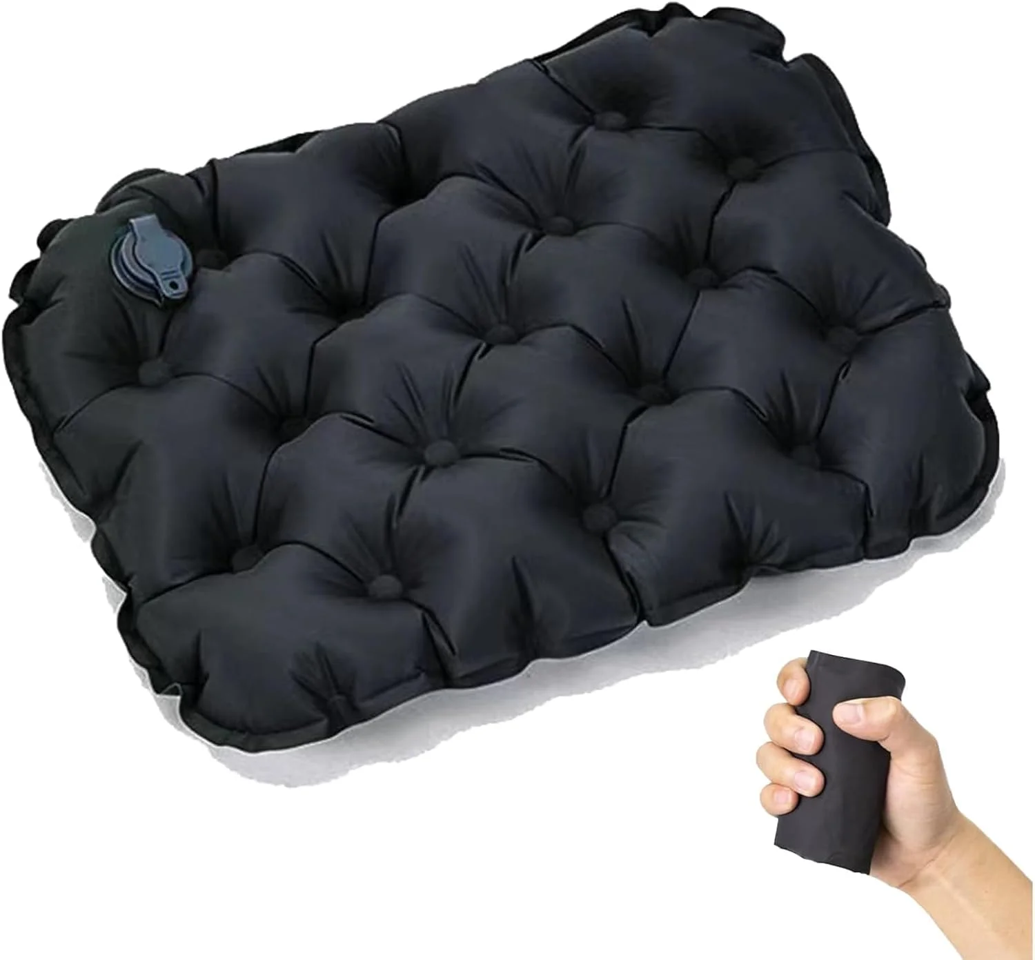 بالشتک صندلی مسافرتی قابل حمل Bukela، پد صندلی تاشو، بالشتک بادی با طراحی سبک وزن، پد صندلی راحت استادیومی برای کمپینگ، پیاده روی، دفتر و پروازهای طولانی بالشتک صندلی مسافرتی قابل حمل Bukela، پد صندلی تاشو، بالشتک بادی با طراحی سبک وزن، پد صندلی راحت استادیومی برای کمپینگ، پیاده روی، دفتر و پروازهای طولانی