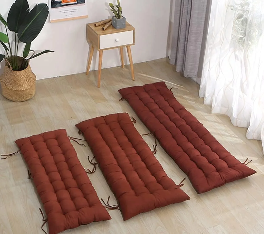 بالشتک نیمکتی راحت برای صندلی های ۲ و ۳ نفره، پد ضخیم برای نشیمن مبل، تشک تعویضی برای تاب فضای باز، تشک مستطیلی برای تخت آفتابگیر، پد قابل شستشو برای صندلی آفتابگیر بالشتک نیمکتی راحت برای صندلی های ۲ و ۳ نفره، پد ضخیم برای نشیمن مبل، تشک تعویضی برای تاب فضای باز، تشک مستطیلی برای تخت آفتابگیر، پد قابل شستشو برای صندلی آفتابگیر