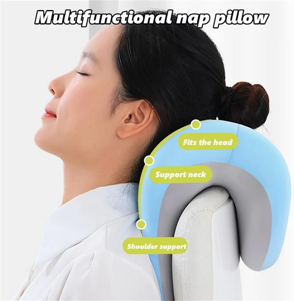 تکیه گاه گردن chislim برای صندلی اداری، بالش فوم حافظه دار برای چرت زدن، روکش قابل شستشو، مناسب برای اکثر صندلی های اداری (صورتی) تکیه گاه گردن chislim برای صندلی اداری، بالش فوم حافظه دار برای چرت زدن، روکش قابل شستشو، مناسب برای اکثر صندلی های اداری (صورتی)