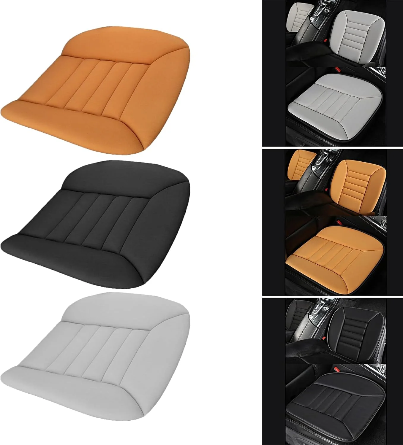 پد صندلی راحت با زیره ضد لغزش فوم حافظه دار برای صندلی خودرو، صندلی اداری و استفاده در منزل، محافظ ضخیم پد صندلی راحت با زیره ضد لغزش فوم حافظه دار برای صندلی خودرو، صندلی اداری و استفاده در منزل، محافظ ضخیم