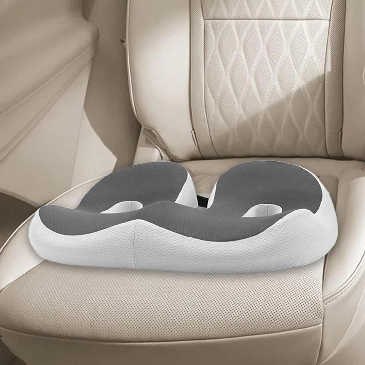 بالشتک صندلی کار، بالشتک فومی راحت برای صندلی خودرو و منزل با طراحی برش خورده | ضد لغزش مناسب کارمندان و دانشجویان با روکش قابل تعویض برای مطالعه، یادگیری و رانندگی بالشتک صندلی کار، بالشتک فومی راحت برای صندلی خودرو و منزل با طراحی برش خورده | ضد لغزش مناسب کارمندان و دانشجویان با روکش قابل تعویض برای مطالعه، یادگیری و رانندگی