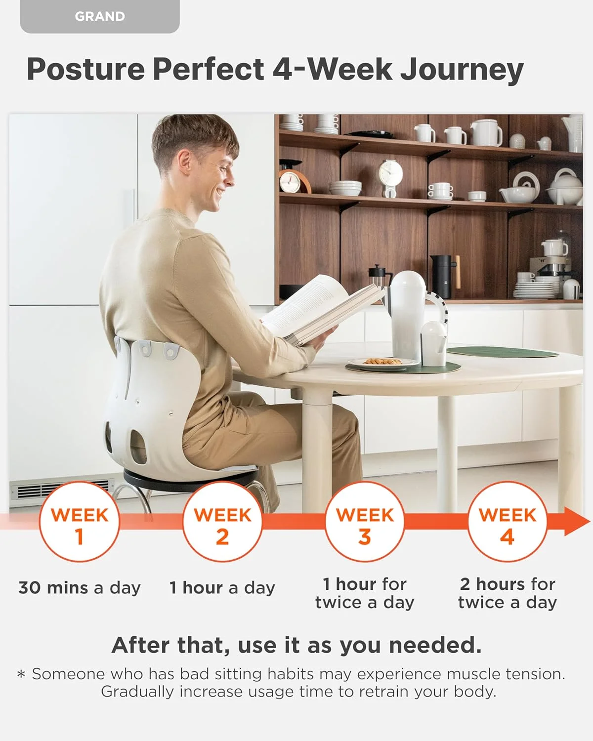 صندلی کوربل، پشتیبانی ارگونومیک از کمر، پشتیبانی کمری برای اصلاح وضعیت بدنی مناسب و تسکین درد کمر، ایده آل برای صندلی اداری، صندلی زمینی و کار در منزل، دارای ثبت اختراع (خاکستری) صندلی کوربل، پشتیبانی ارگونومیک از کمر، پشتیبانی کمری برای اصلاح وضعیت بدنی مناسب و تسکین درد کمر، ایده آل برای صندلی اداری، صندلی زمینی و کار در منزل، دارای ثبت اختراع (خاکستری)