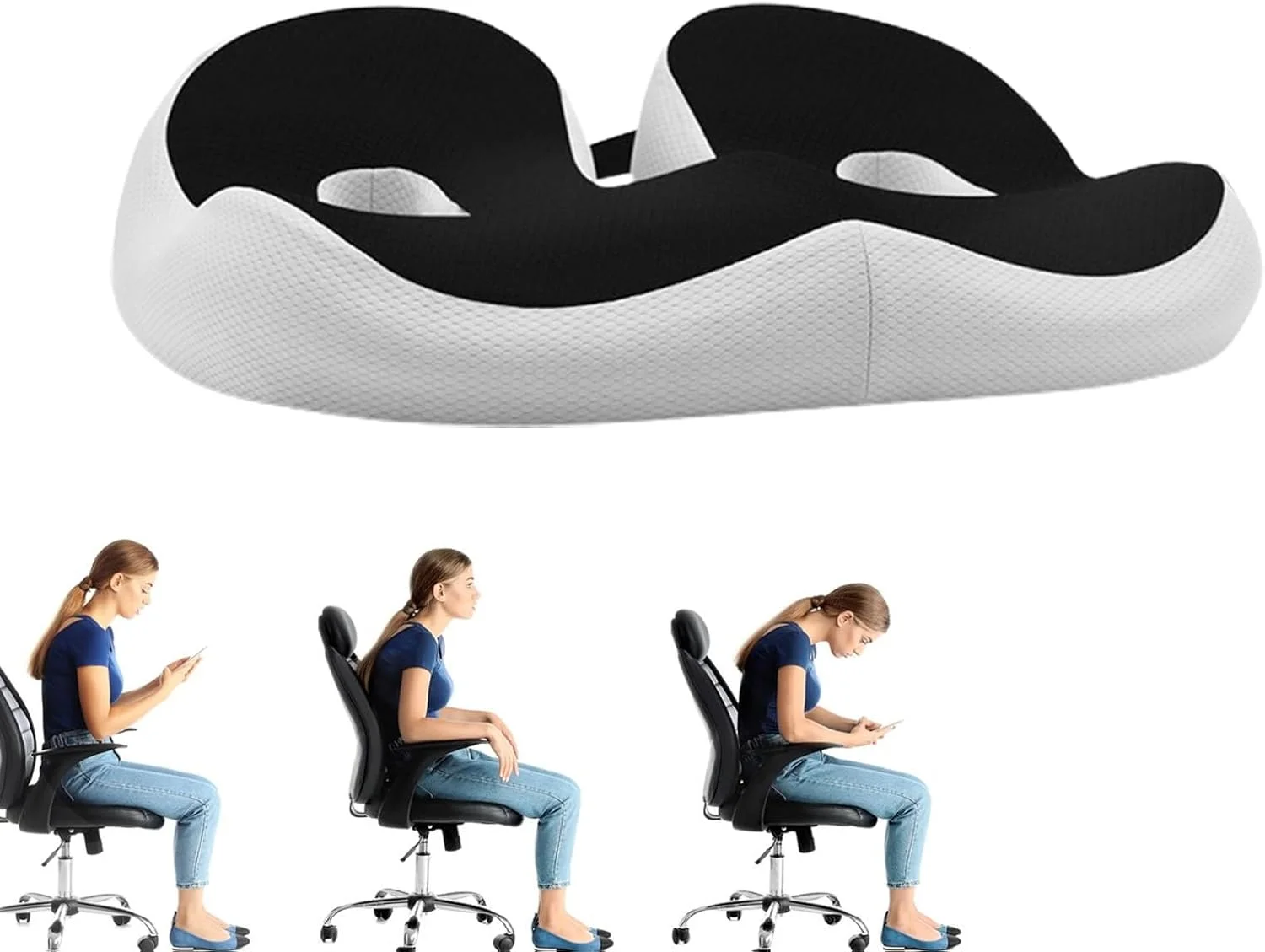 بالشتک فومی صندلی خودرو، بالشتک صندلی برش خورده مناسب خودرو و منزل، ضد لغزش و ضروری برای رانندگی های طولانی بالشتک فومی صندلی خودرو، بالشتک صندلی برش خورده مناسب خودرو و منزل، ضد لغزش و ضروری برای رانندگی های طولانی