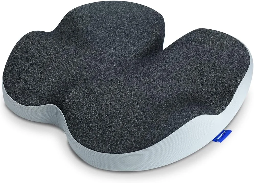 بالشتک صندلی فوم حافظهدار برای تسکین درد دنبالچه، بالشتک صندلی ارتوپدی برای صندلی اداری، صندلی ماشین، هواپیما، بالشت ماساژ دنبالچه راحت برای کارمندان اداری که مدت طولانی مینشینند، رانندگان ماشین (مشکی) بالشتک صندلی فوم حافظهدار برای تسکین درد دنبالچه، بالشتک صندلی ارتوپدی برای صندلی اداری، صندلی ماشین، هواپیما، بالشت ماساژ دنبالچه راحت برای کارمندان اداری که مدت طولانی مینشینند، رانندگان ماشین (مشکی)