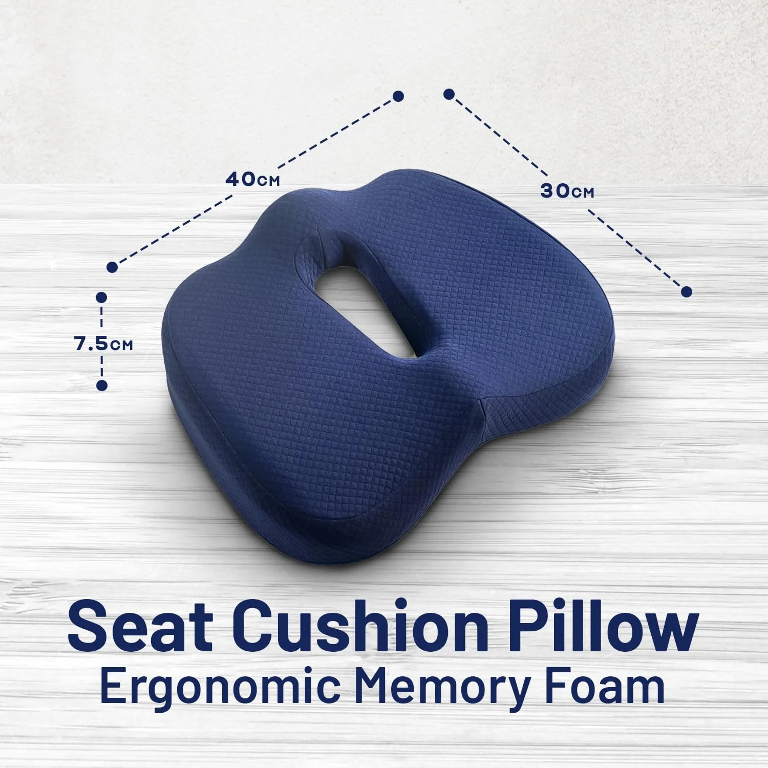 بالشتک صندلی فوم حافظه دار با روکش توری | طراحی راحت و پشتیبانی کننده | ضد لغزش و قابل حمل | تسکین درد و کاهش فشار | مناسب برای میز کار در خانه و اداره بالشتک صندلی فوم حافظه دار با روکش توری | طراحی راحت و پشتیبانی کننده | ضد لغزش و قابل حمل | تسکین درد و کاهش فشار | مناسب برای میز کار در خانه و اداره